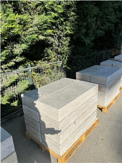 Travertine Block Exterior Steps