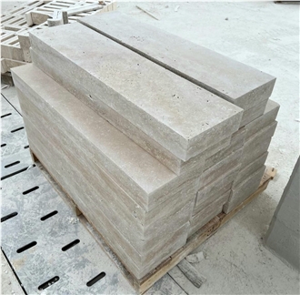 Travertine Block Exterior Steps