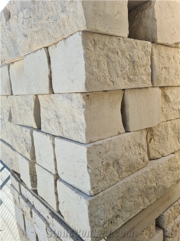 Travertine Sawn Cut Masonry Stone Bricks