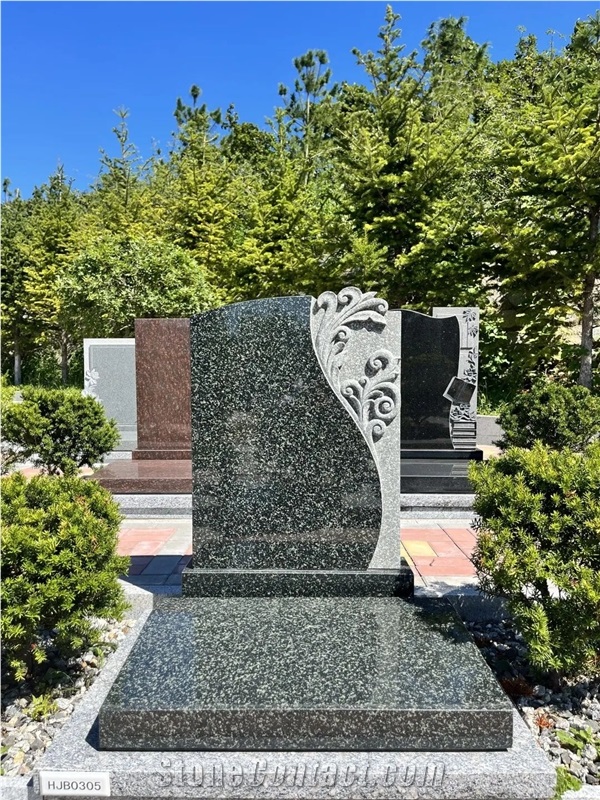 Carving Granite Engraved Tombstones
