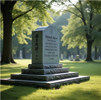 Carving Granite Engraved Tombstones