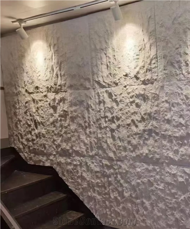 Turkey Natural Surface White Sand Limestone Wall Tiles