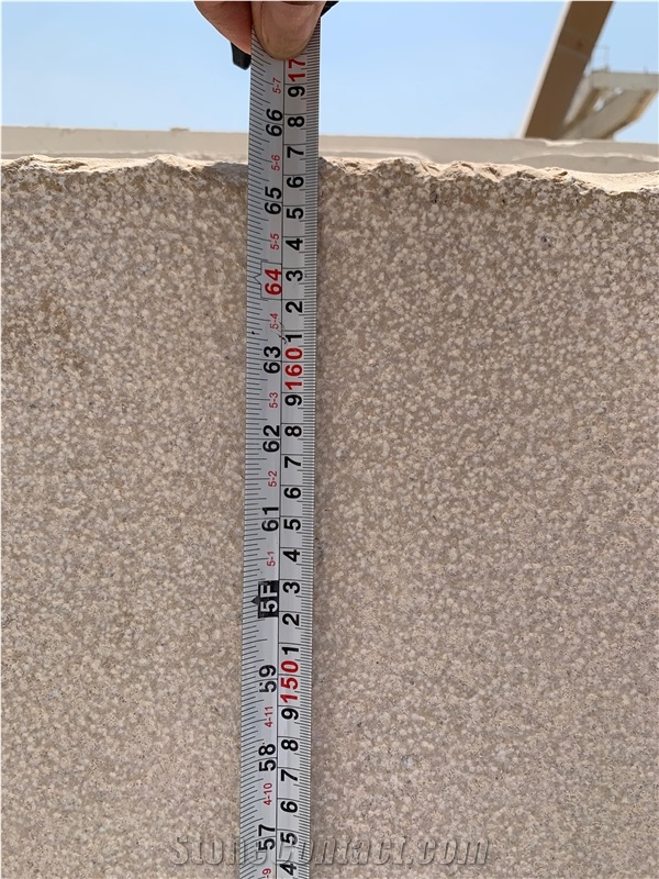 Triesta Beige Marble – Bush Hammered + Brushed Finish Slabs And Tiles