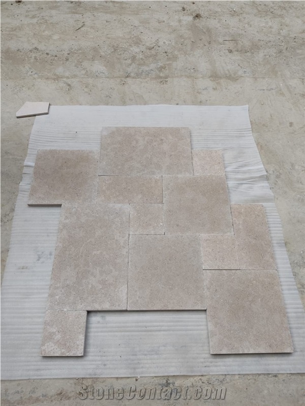 Sinai Pearl Limestone French Pattern Floor Tiles