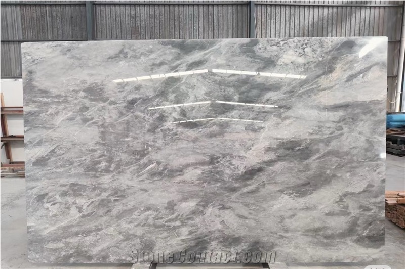 Agean Grey Marble, Grey Turkey Marble Slabs