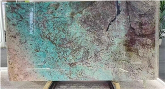 Amazon Green Quartzite Slabs For High-End Decoration