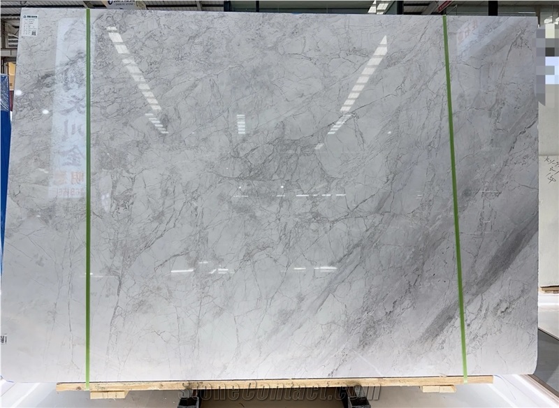 Armani Silver Marble Slabs For Wall Floor