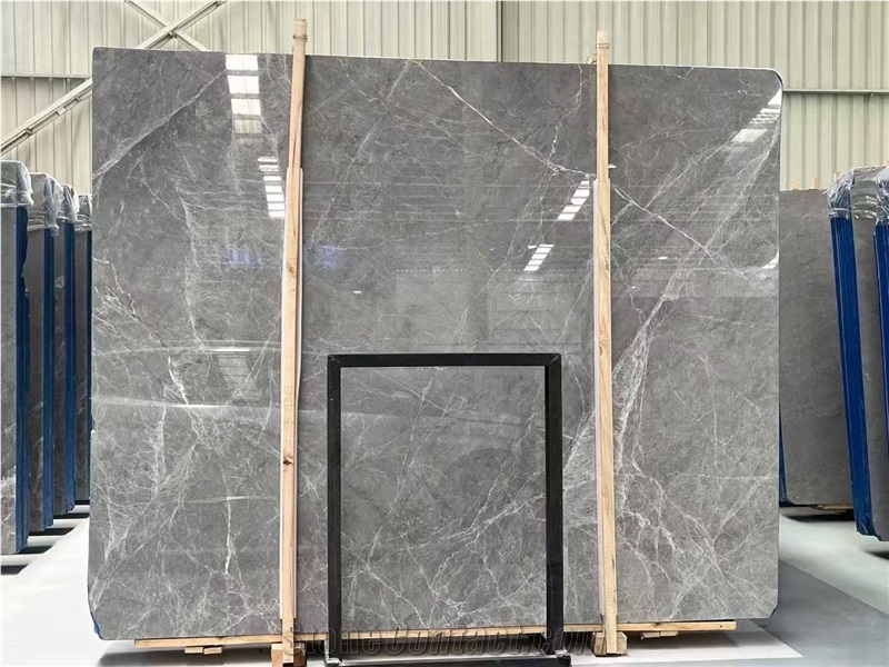 Baltic Gray Marble Slabs Polished