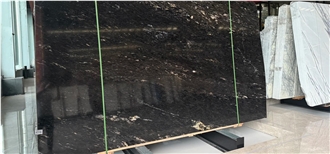 Black Cosmic Granite Slabs For Interior Design