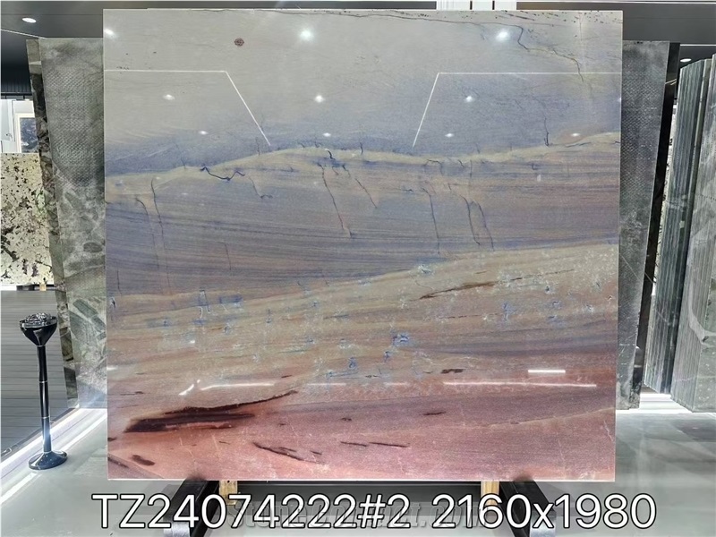 Blue Lagoon Azul Imperial Grand Skylight Quartzite Slabs