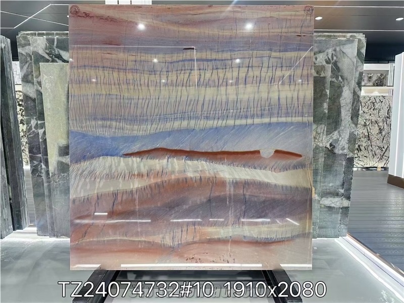 Blue Lagoon Azul Imperial Grand Skylight Quartzite Slabs