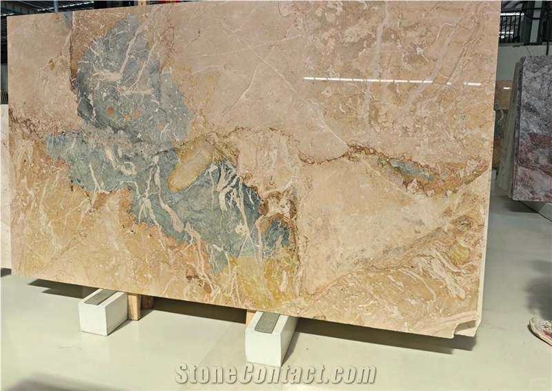 Breccia Blue Marble Slabs