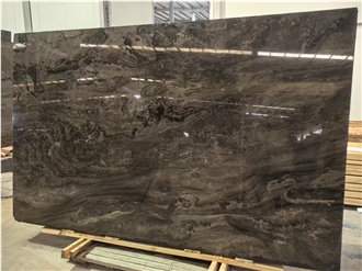 Brown Earth Narcisse Grey Moon Valley Marble Slabs