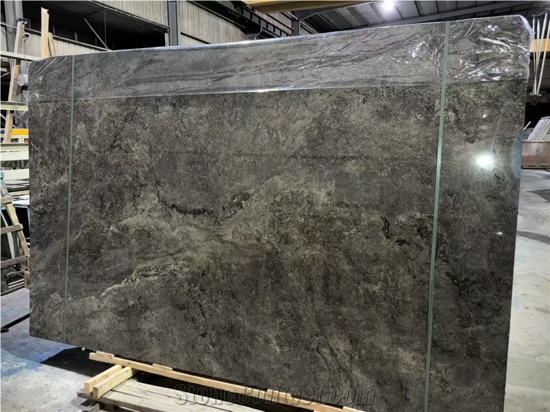 Brown Earth Narcisse Grey Moon Valley Marble Slabs