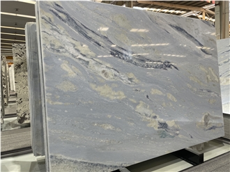 Calcite Blue Extra Marble Slab Tiles For Interior Design