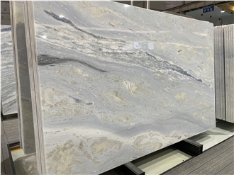 Calcite Blue Extra Marble Slab Tiles For Interior Design