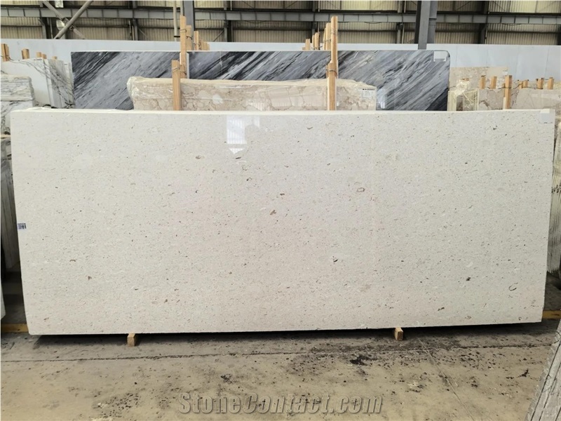 Crema Pearl Limestone Slabs For Home Design