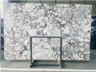 Elephant White Marble Slabs Polished
