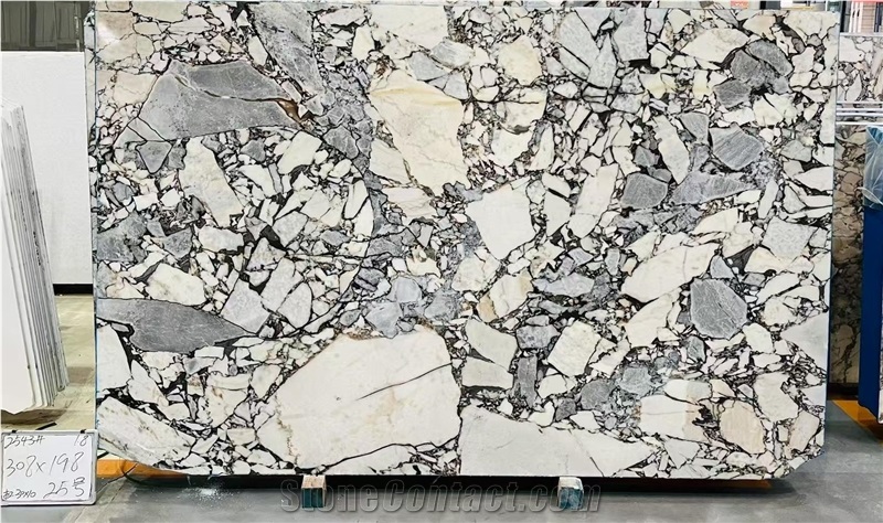 Elephant White Marble Slabs Polished