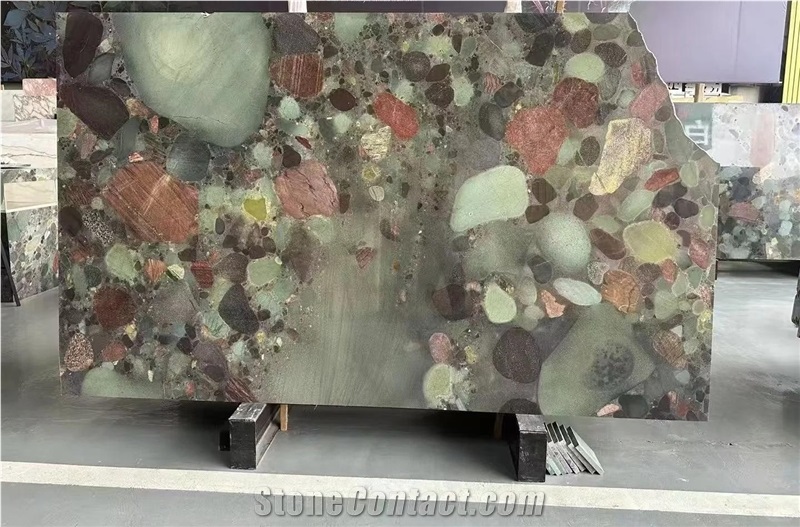 Four Season Green Granite Slabs For Interior Home