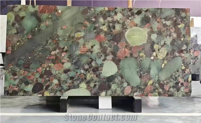 Four Season Green Granite Slabs For Interior Home