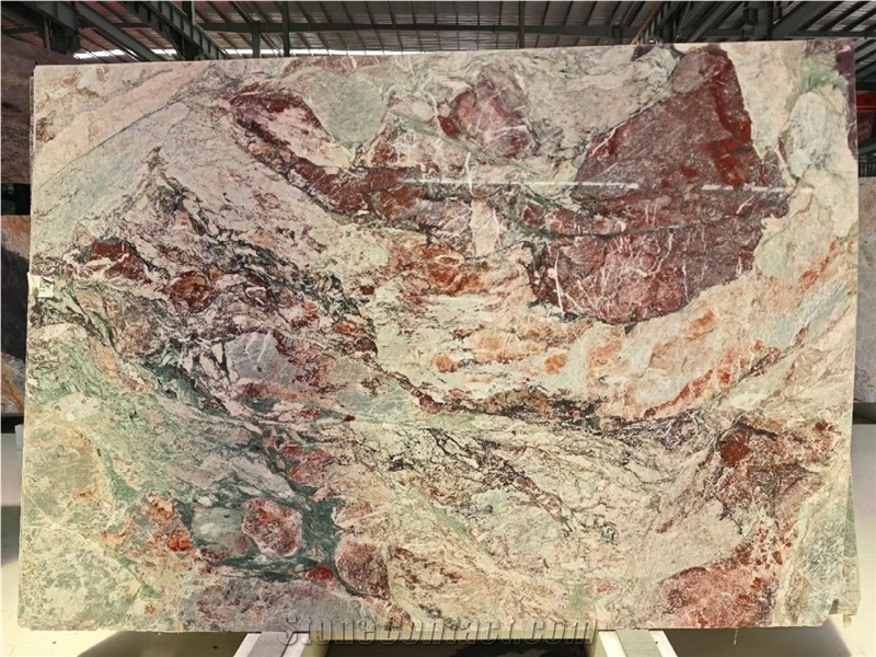 Four Season Green Marble Slabs For Decoration
