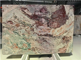 Four Season Green Marble Slabs For Decoration