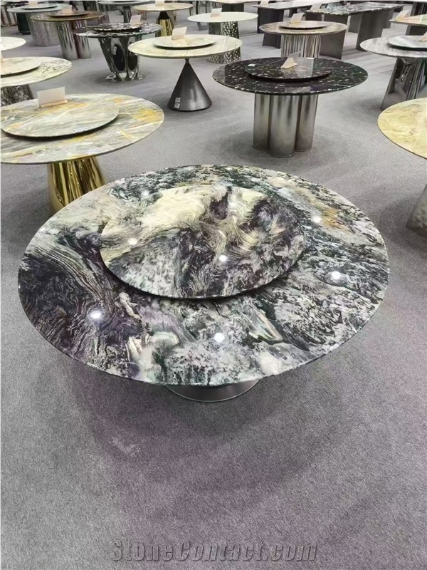 High Quality Luxury Stone Round Table Tops