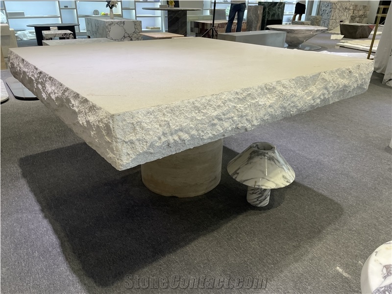 Hottest And Luxury Travertine  Table For Decoration