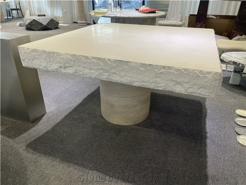 Hottest And Luxury Travertine  Table For Decoration
