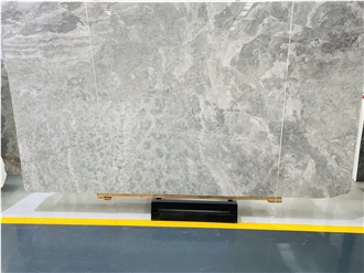 Impression Gray Polish Marble Slabs For Decoration