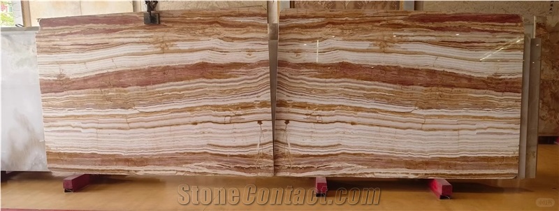 Iran Rainbow Onyx Slabs For High-End Decoration