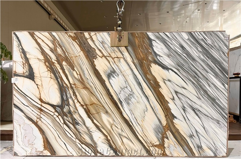 Italy Calacatta Oyster Marble Slabs For High-End Application