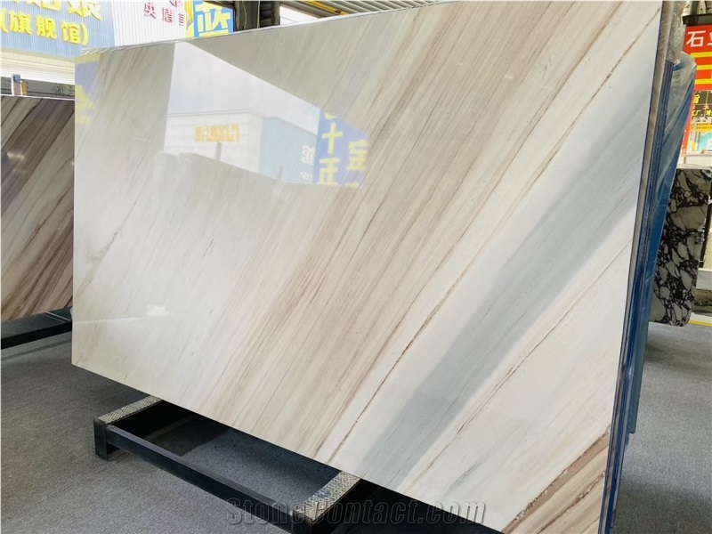 Italy Palissandro Bianco Marble Slabs For High-End Decor