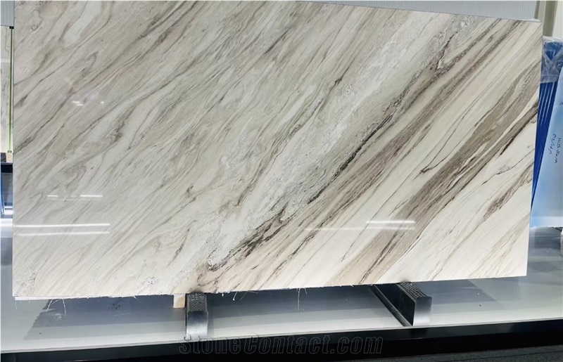 Italy Palissandro Bianco Marble Slabs For High-End Decor