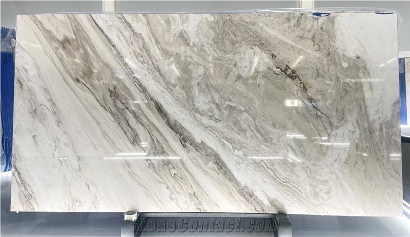 Italy Palissandro Bianco Marble Slabs For High-End Decor