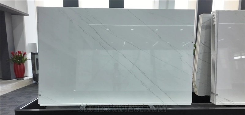 Linken White Marble Slabs For Interior Application