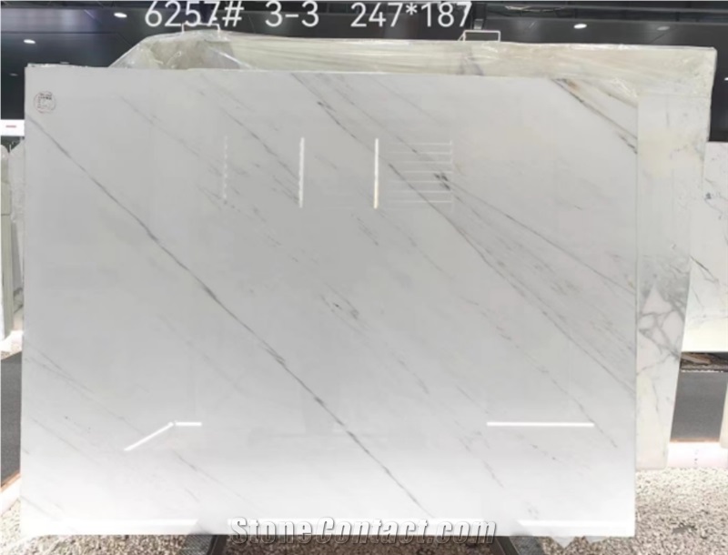 Linken White Marble Slabs For Interior Application