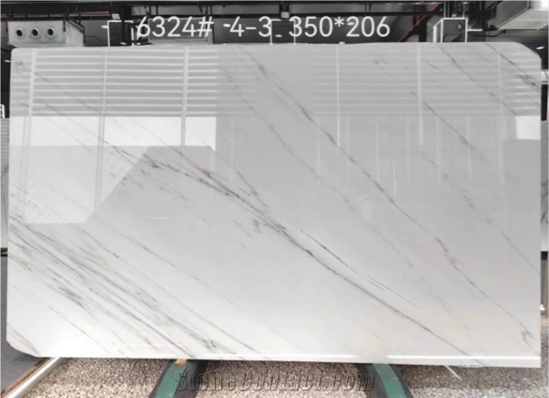 Linken White Marble Slabs For Interior Application