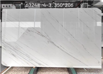 Linken White Marble Slabs For Interior Application