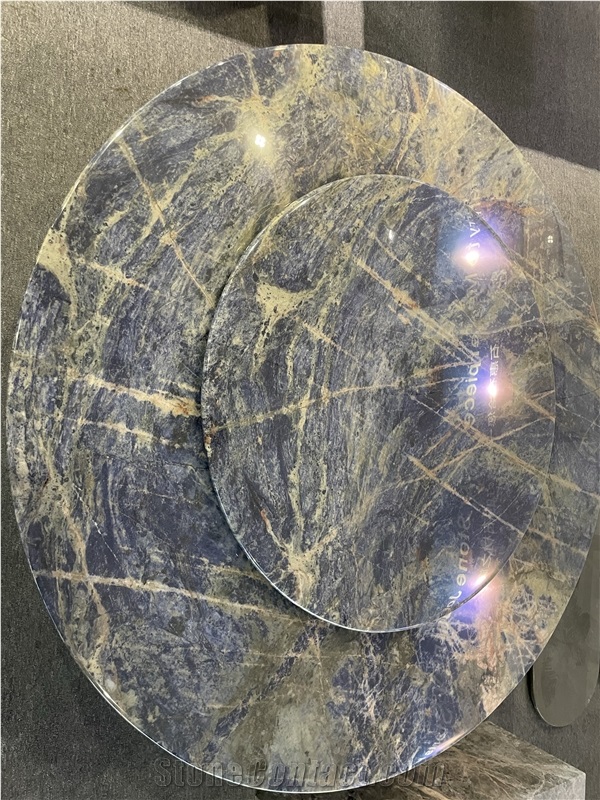 Namibia Blue Sodalite Dining Table