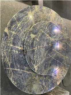 Namibia Blue Sodalite Dining Table