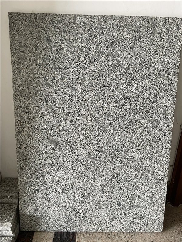New Grey Lily Of The Valley Polished Granite Slabs