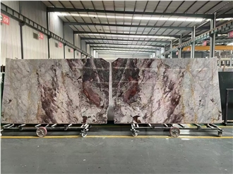 New Style Four Season Pink Marble Slabs New Style Four Season Pink Marble Slabs