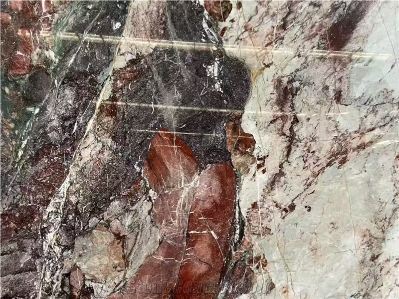 New Style Four Season Pink Marble Slabs