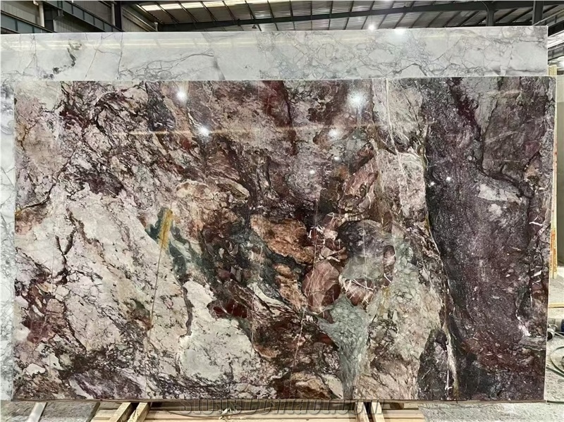 New Style Four Season Pink Marble Slabs