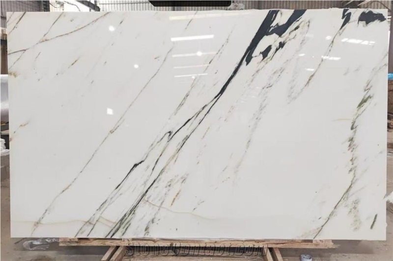 Oriental Calacatta White Marble Slabs