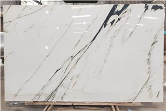 Oriental Calacatta White Marble Slabs