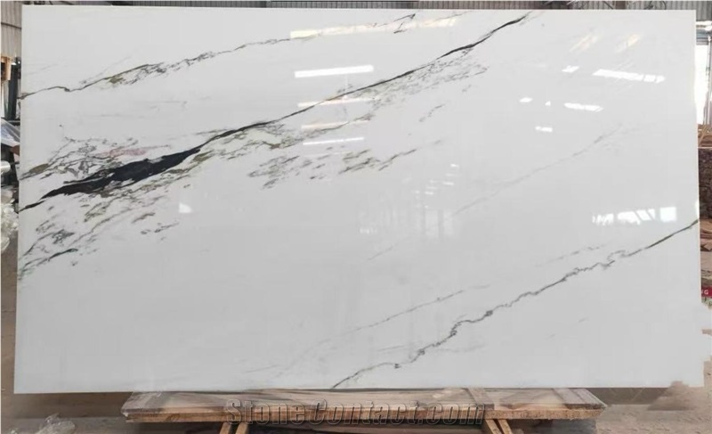 Oriental Calacatta White Marble Slabs