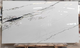 Oriental Calacatta White Marble Slabs